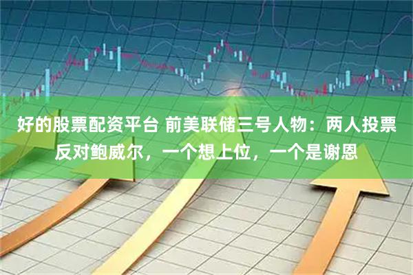 好的股票配资平台 前美联储三号人物：两人投票反对鲍威尔，一个想上位，一个是谢恩