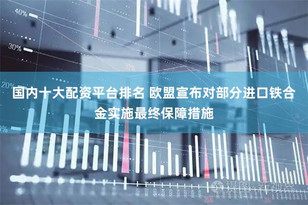 国内十大配资平台排名 欧盟宣布对部分进口铁合金实施最终保障措施